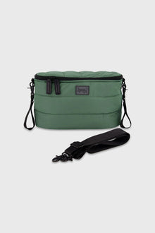 Mini sac à langer gris foncé vert