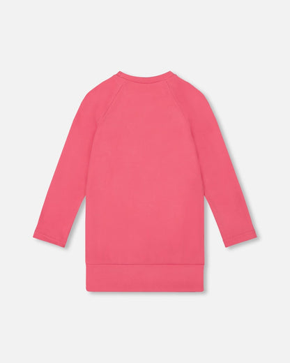 Tunic Tee With Embroidery Candy Pink