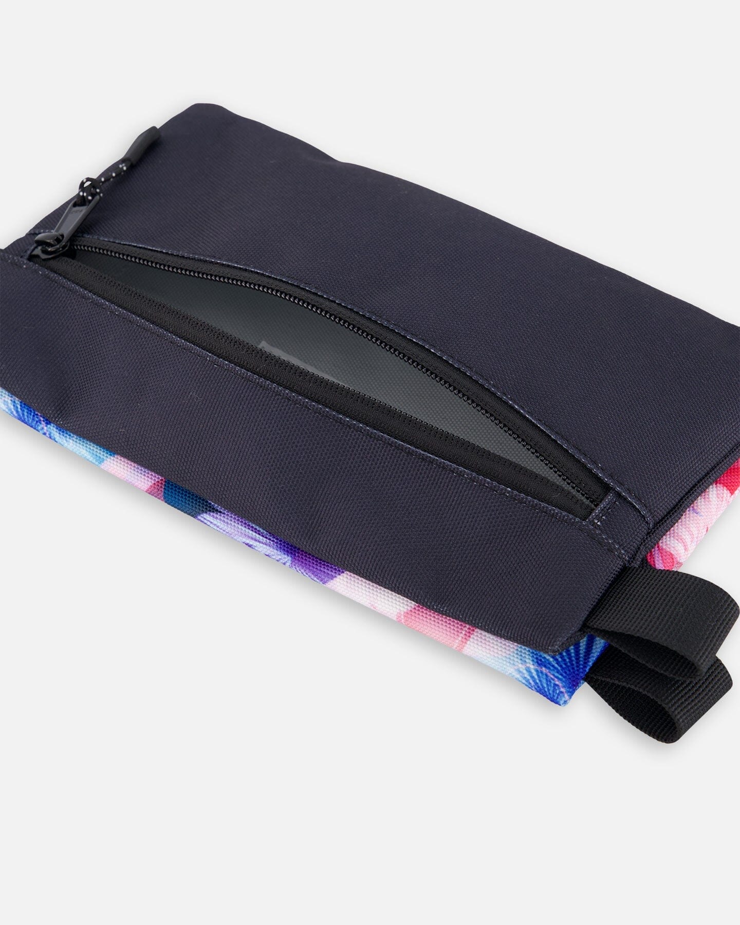 Double trousse noire imprimé papillon