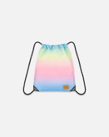 Sac à cordon Dégradé arc-en-ciel
