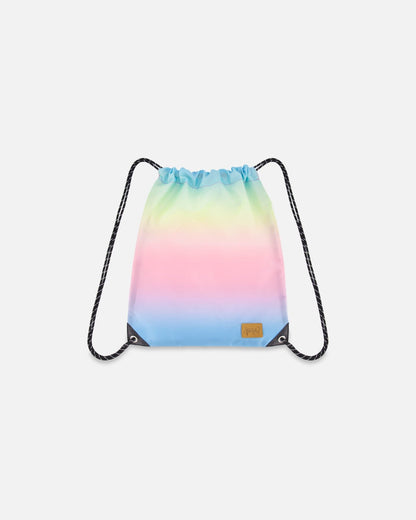 Sac à cordon Dégradé arc-en-ciel