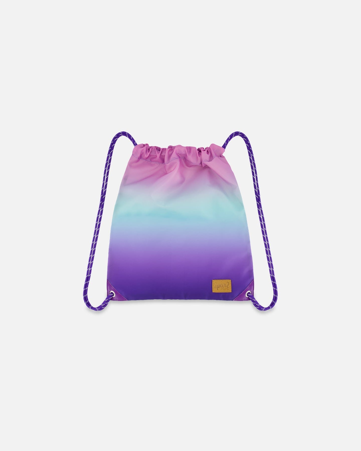 Sac à cordon dégradé violet