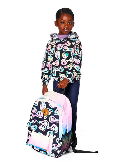 Sac à dos pour enfants fille motif smiley
