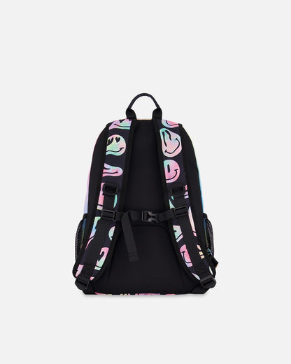 Sac à dos pour enfants fille motif smiley