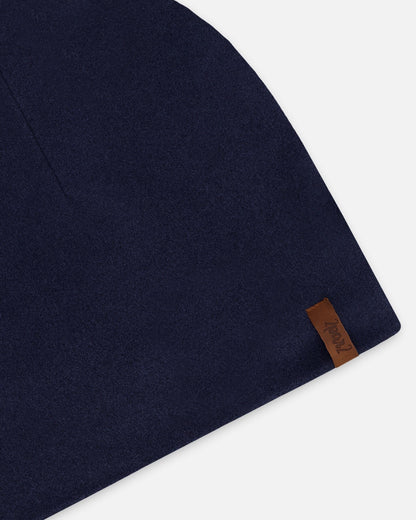 Casquette en jersey mi-saison bleu marine