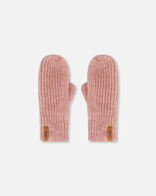 Mid-Season Knit Mittens Dusty Pink