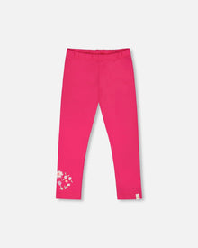 Legging en jersey de coton biologique rose