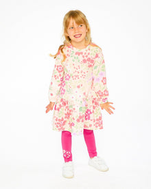 Legging en jersey de coton biologique rose