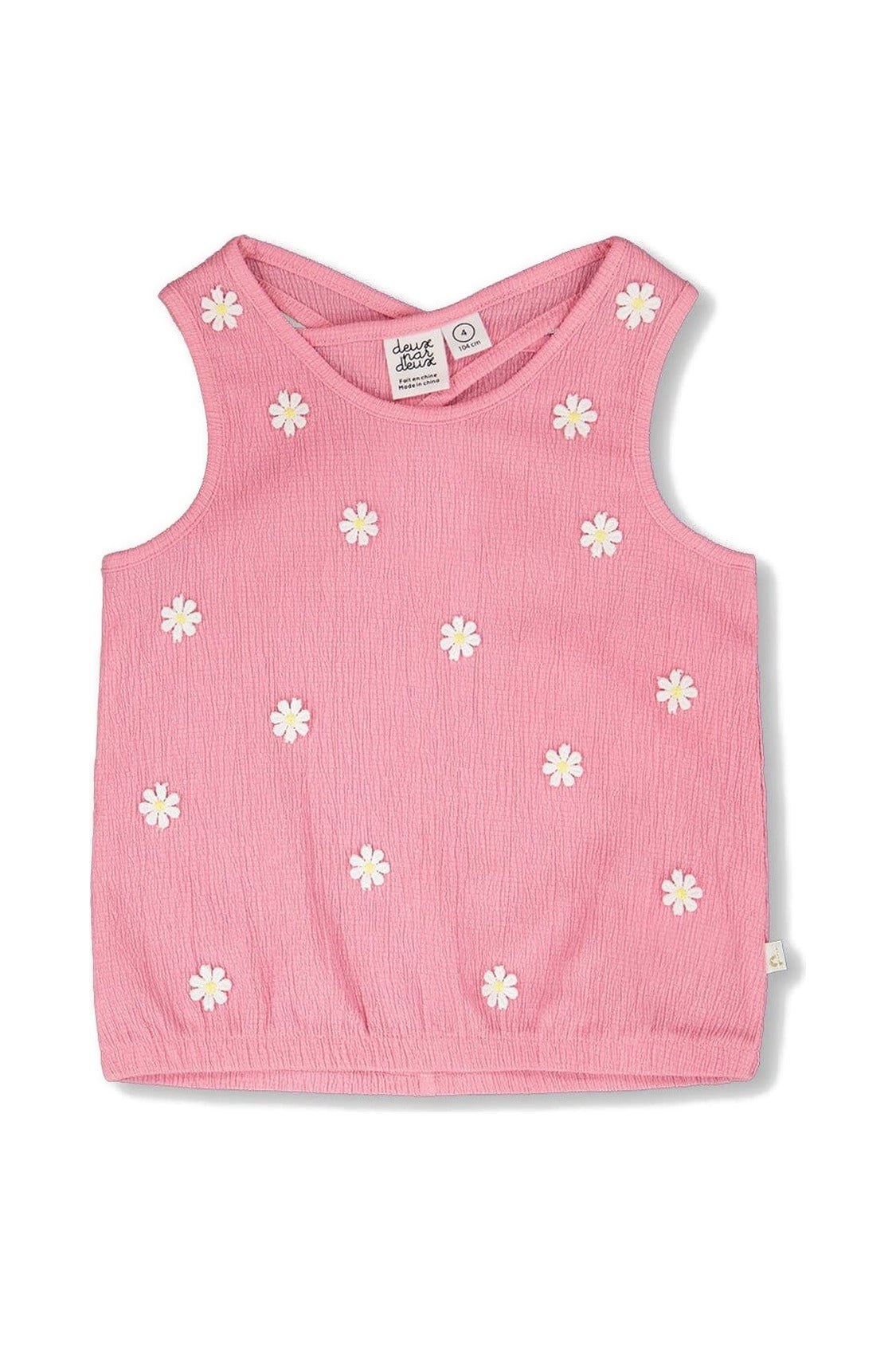 Débardeur en jersey froissé rose
