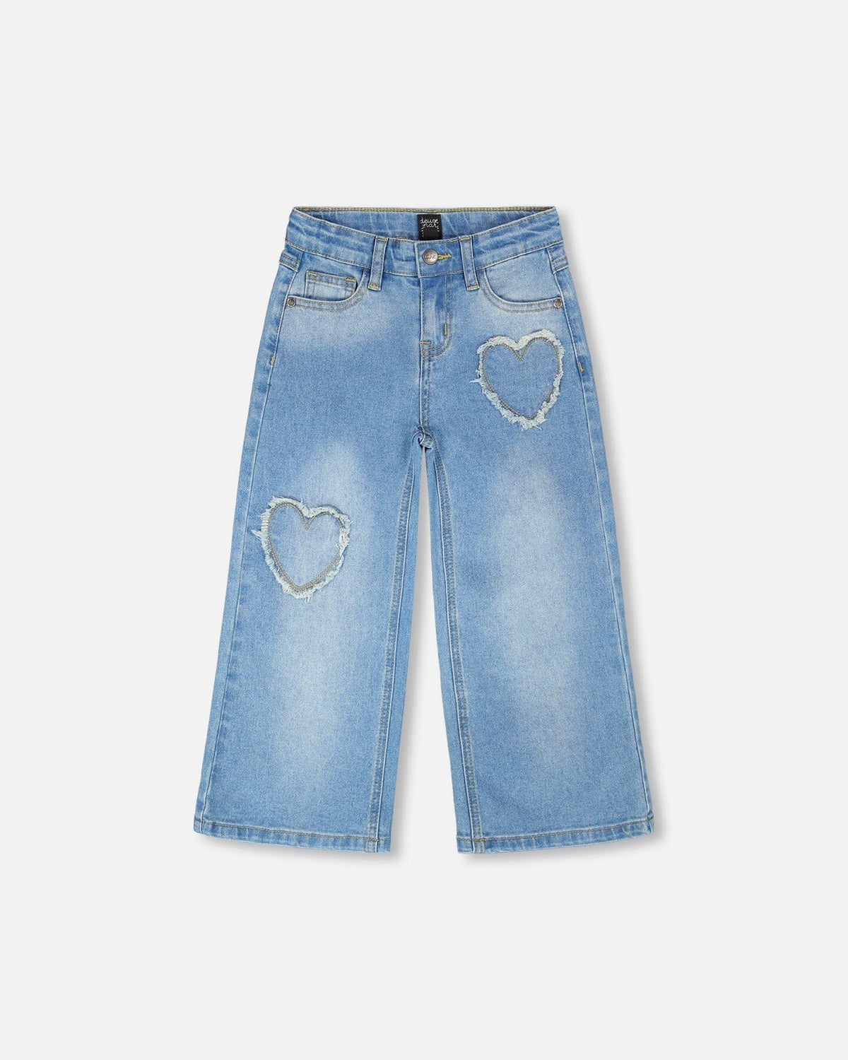 Wide Leg Light Blue Denim Jeans