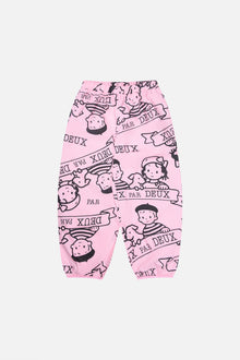 40th Anniversary Adult Printed Poplin Pant Soft Pink