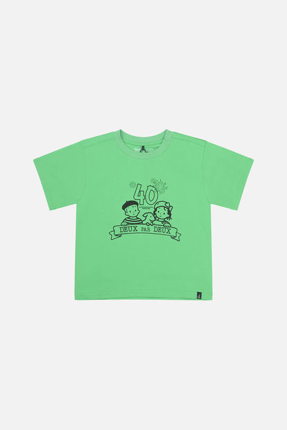 40Th Anniversary Graphic T-Shirt Green