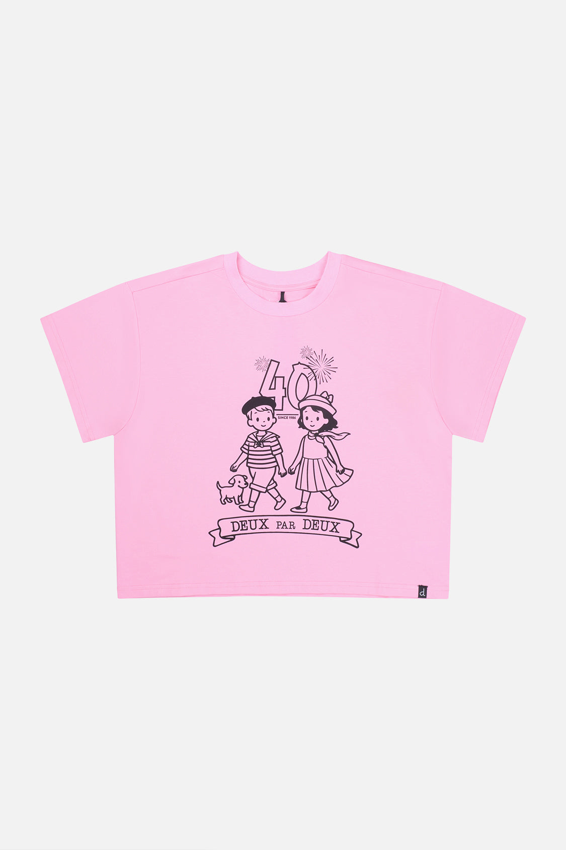 40Th Anniversary Graphic T-Shirt Soft Pink