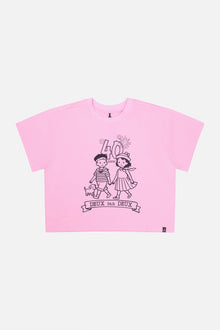 40Th Anniversary Graphic T-Shirt Soft Pink