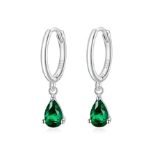 Sublimes boucles d'oreilles Ishwar Goutte d'eau | Argent Sterling 925 | 4 Couleurs | Bijoux Tendance Sce1018