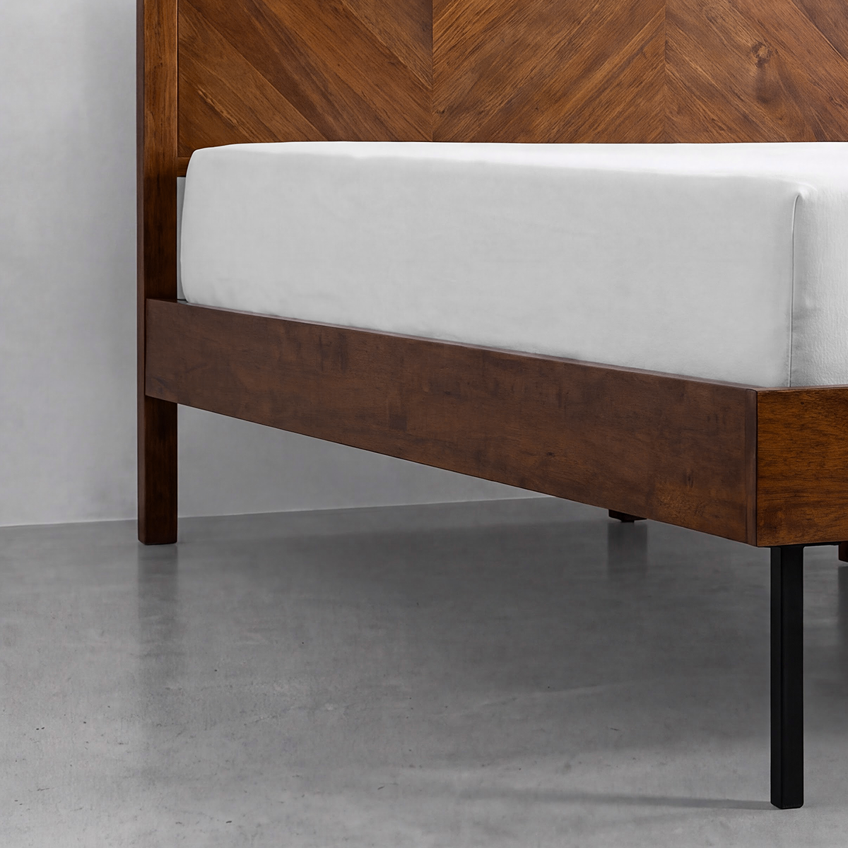 Alander Solid Wood Bed Frame