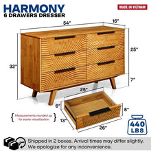 Commode Harmony à 6 tiroirs