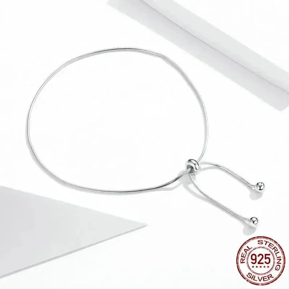 Le bracelet de cheville serpent exotique en argent sterling 925