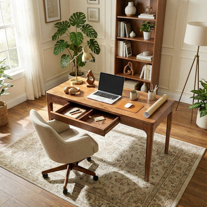 Wilma 48 Inches Solid Wood Desk