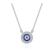 Collier pendentif en argent sterling Œil protecteur