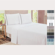 HOME AESSHEETS HA-1155T Twin 5 Star Solid 4pc Sheets