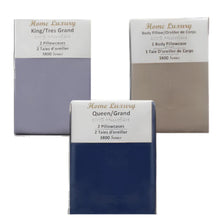 HOME AESTHETICS HA-1315K Pillowcase Assorted Solid Colour King 2PK