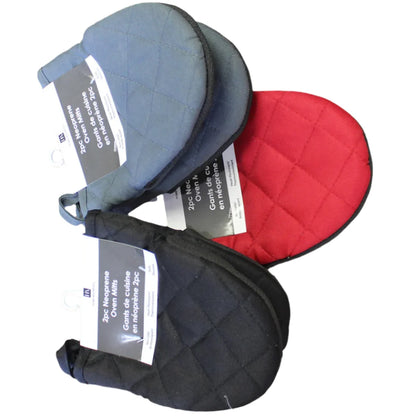 HOME AESTHETICS HA-4122 Neoprene Oven Mitts 2pc