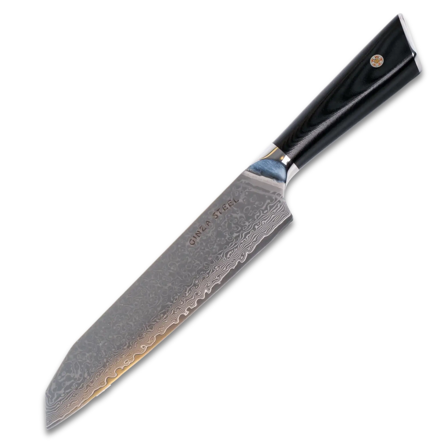 Hagakure 20 - Couteau Santoku japonais 8" - Acier Damas VG10
