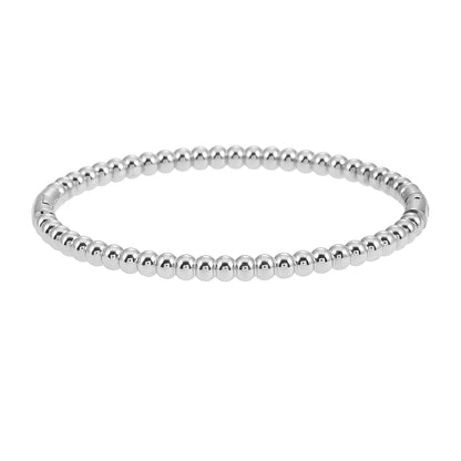 Style HANXI : Bracelet classique à billes en argent