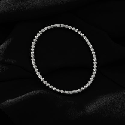 Style HANXI : Bracelet classique à billes en argent
