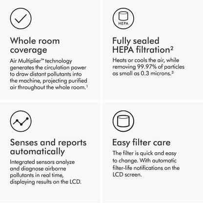DYSON OFFICIAL OUTLET - HP10 Hot+Cool Gen1 Air Purifier -  Refurbished with 1 year Warranty (Excellent)