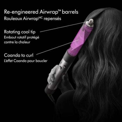 DYSON OFFICIAL OUTLET Airwrap Complete Long Barrel - Vinca Blue & Rose - Dyson refurbished (Excellent) with 1 year warranty - HS05