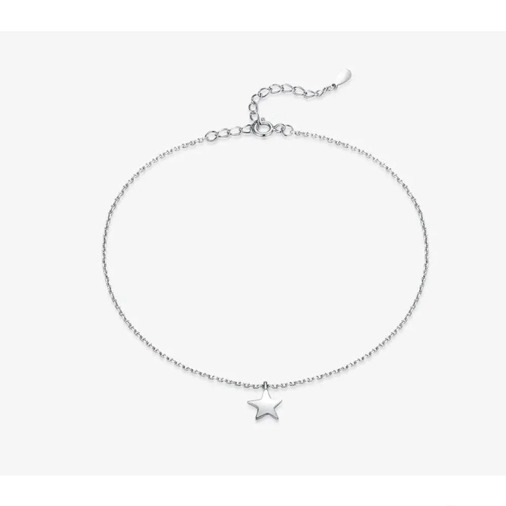 La chevillère à breloques essentielle en argent sterling 925