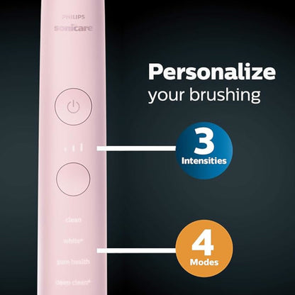 PHILIPS HX9911/77 Sonicare Diamond Clean 9000 Rechargeable Electric Toothbrush in Pink