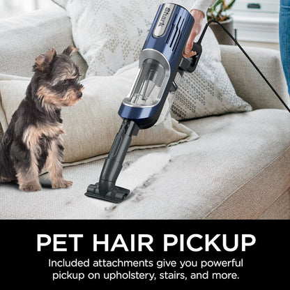 SHARK HZ600C Ultralight Pet Pro Corded Stick Vacuum - Factory serviced with Home Essentials warranty