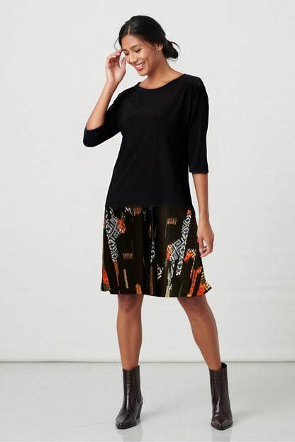 Jupe réversible Halle – Tricot jersey infroissable