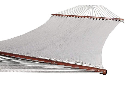 Hamac de luxe en polyester avec support en bambou