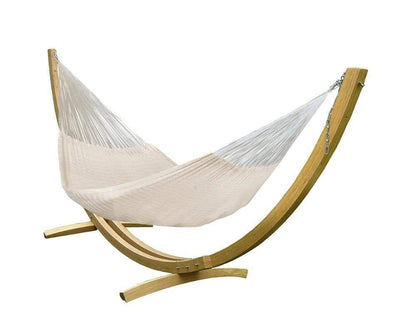 Hamac Maya en Corde Épaisse XL avec Support en Bambou