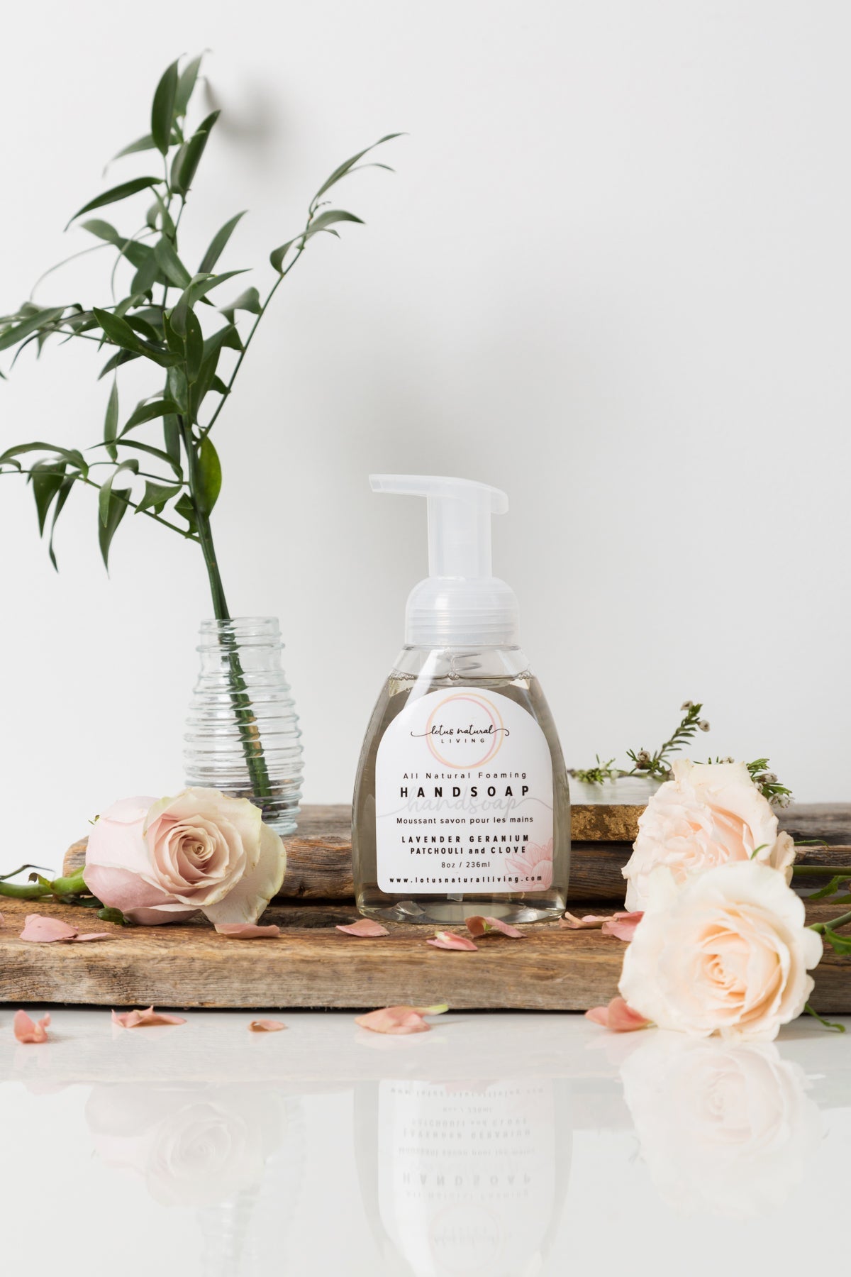 Lavender, Geranium, Patchouli and Clove 8.5oz Foaming Hand Soap