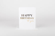 Happy Birthday To You