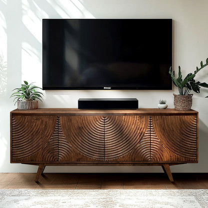 Meuble TV Harmony avec rangement pour téléviseurs jusqu'à 80 po