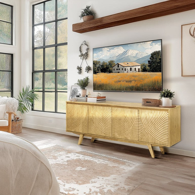 Meuble TV Harmony avec rangement pour téléviseurs jusqu'à 80 po