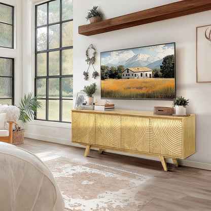Meuble TV Harmony avec rangement pour téléviseurs jusqu'à 80 po
