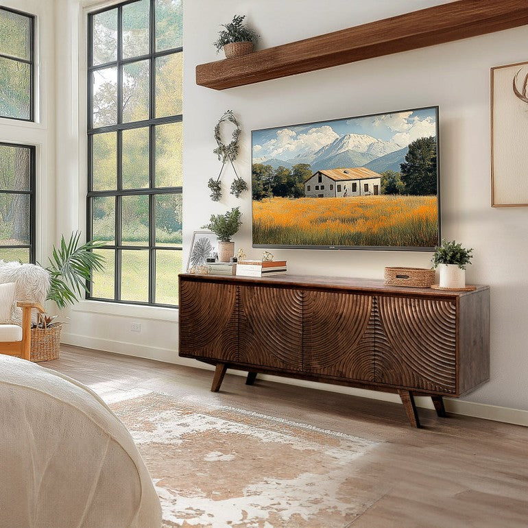 Meuble TV Harmony avec rangement pour téléviseurs jusqu'à 80 po