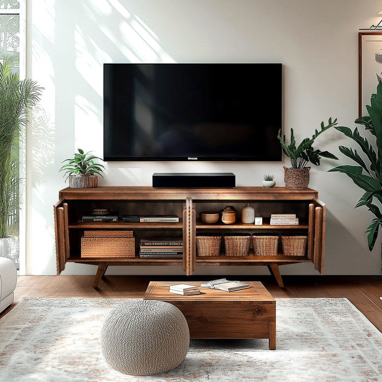 Meuble TV Harmony avec rangement pour téléviseurs jusqu'à 80 po