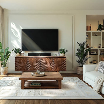 Meuble TV Harmony avec rangement pour téléviseurs jusqu'à 80 po