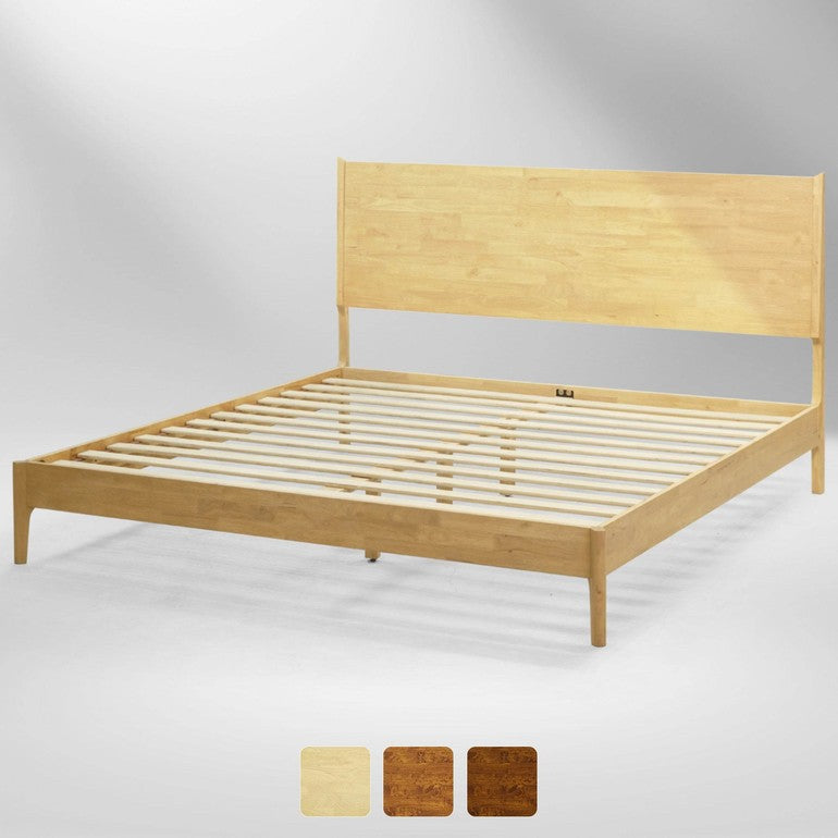 Cadre de lit plateforme en bois Haven Deluxe