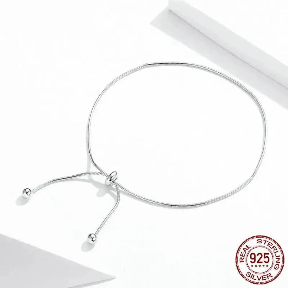 Le bracelet de cheville serpent exotique en argent sterling 925