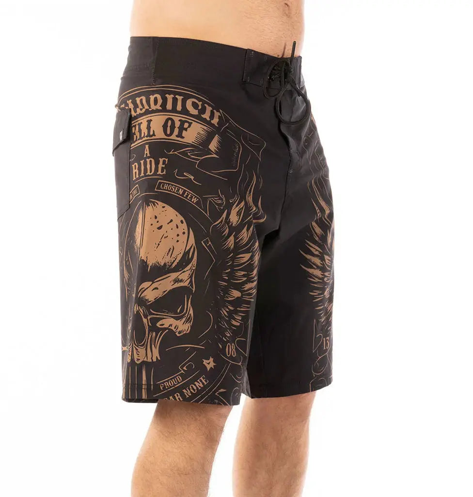 Short de bain Headrush Biker Wings pour homme
