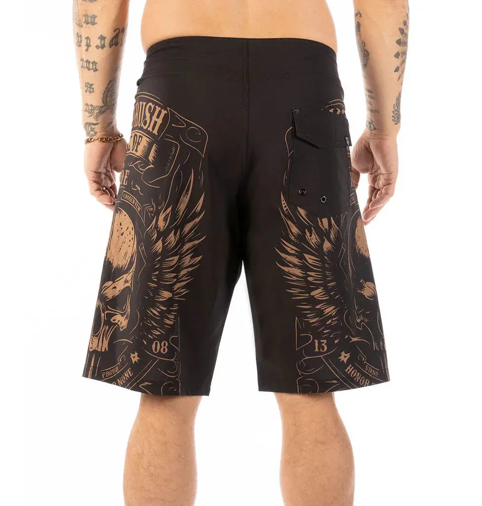 Short de bain Headrush Biker Wings pour homme